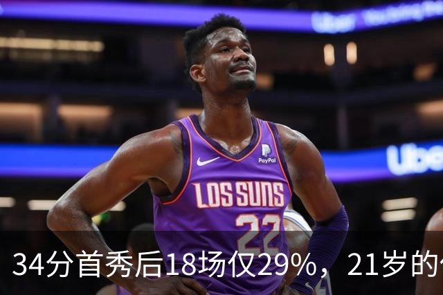34分首秀后18场仅29%，21岁的他要把三分练成新武器